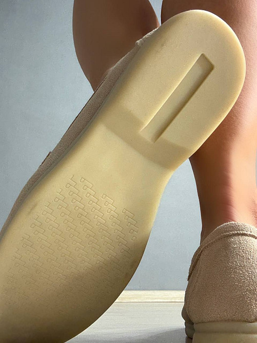 Туфли женские Hengji 336-5 замшевые лоферы с фурнитурой бежевые, 41, 26 см Киев - изображение 7