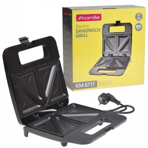 Бутербродниця електрична 800W 6717 KAMILLE Житомир - изображение 9