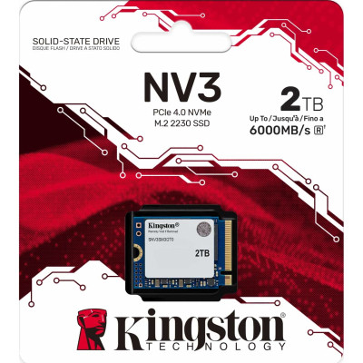 Накопитель SSD M.2 2230 2TB NV3 Kingston (SNV3SM3/2T0) Винница - изображение 3