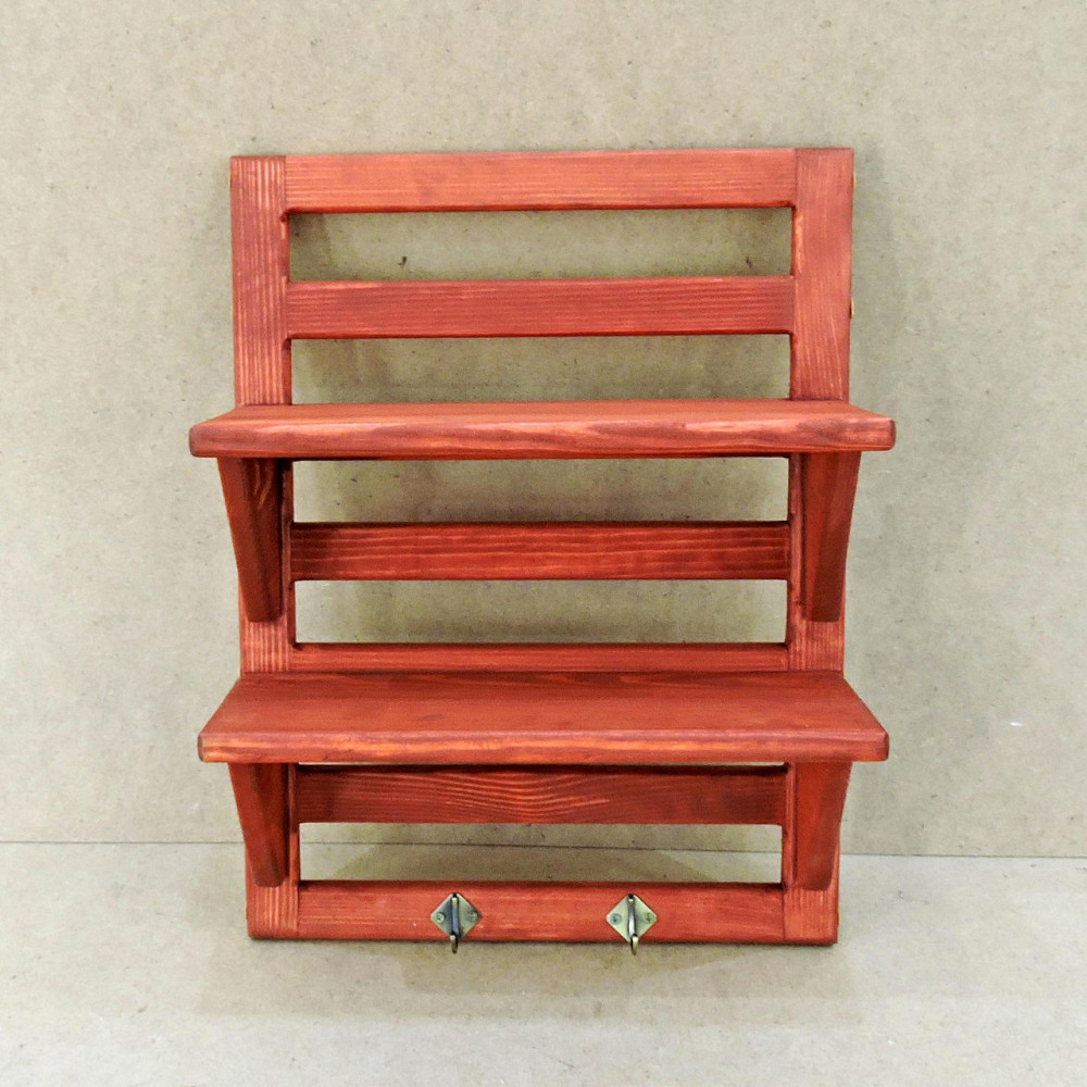 Настінна полиця "Макау" корал Миколаїв - фото 7