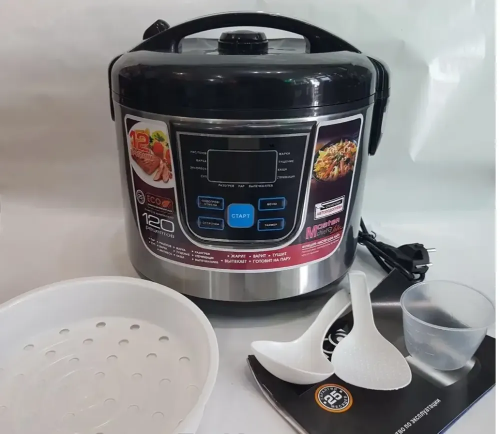 Мультиварка Zep-Line 12 программ 1800 Вт Жарка, тушение, на пару, йогуртница Коломия - фото 2