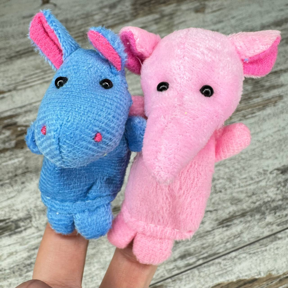 Мягкие игрушки на палец 10 шт, животные для кукольного театра, пальчиковый набор Киев - изображение 4