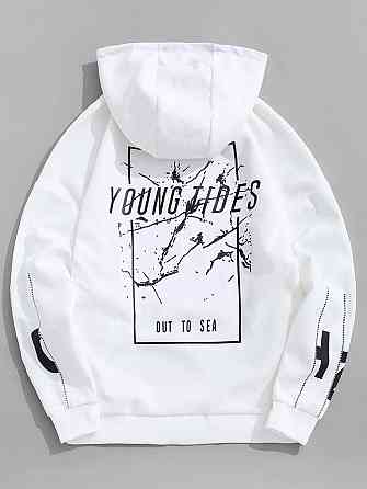 Худи, белая толстовка мужская, свитшот 2702804604 размер 44 Днепр