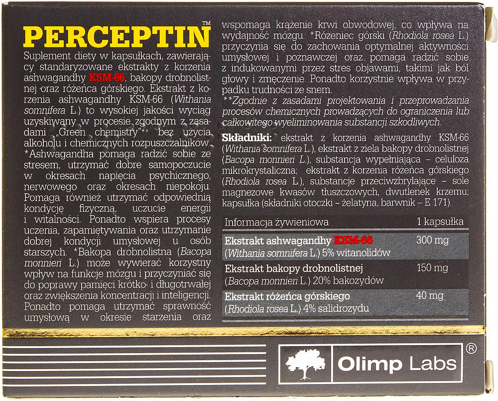 Olimp Perceptin 30 капсул Луцьк - фото 2