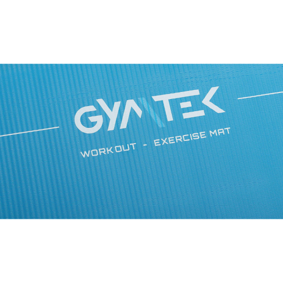 Килимок (мат) для фітнесу та йоги Gymtek NBR 1,5см голубий Київ