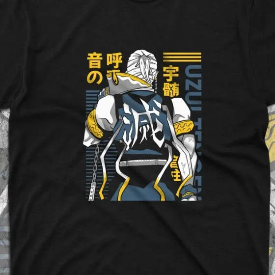 Футболка для подростка мальчика с принтом Клинок, рассекающий демонов Тенген Узуй 4 Размер 160 Anime10408 Днепр
