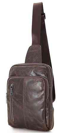 Сумка чоловіча Vintage 14415 Коричнева Київ