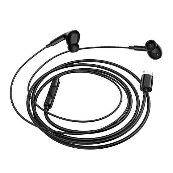 Навушники дротові BOROFONE BM100 Pro (Type-C) Black Одеса