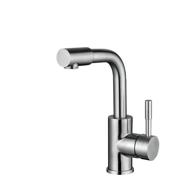 Смеситель для умывальника Zerix SUS-001-D с нерж. стали SUS304 (ZX4881) Киев - изображение 1