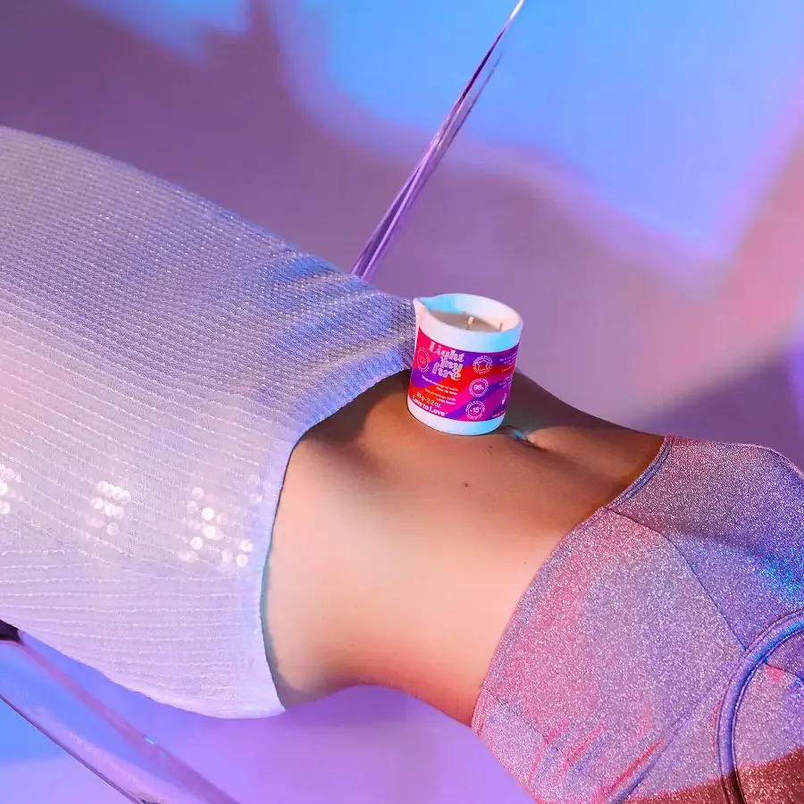 Масажна свічка Love To Love LIGHT MY FIRE Monoi (65 мл) Львов - изображение 4