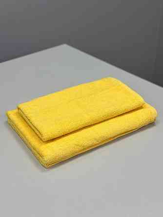 Полотенце однотонное Ideal Textile 70х140 см 400 г/м2 (56860923) Жовтий 1 шт Черновцы