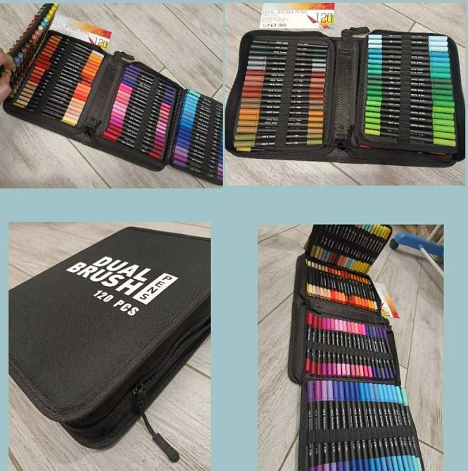 Бездоганні Акварельні скетч маркери двосторонні для дітей фломастери. Харків - фото 1