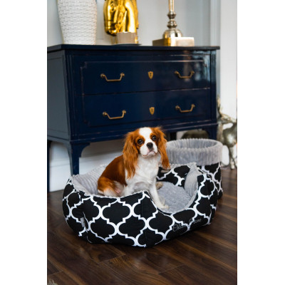 Лежак для животных Chloe's Home Rome S черный (CLH0175) Винница - изображение 2