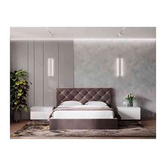 Кровать BristolDesign Lagoon 14 VIP с дополнительной металлической цельносварной рамой 90x200 шоколад Киев