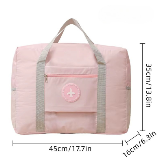 Сумка для путешествий,дорожная,портативная сумка для одежды,вещей с отсеком для аксессуаров розовая Каменец-Подольский