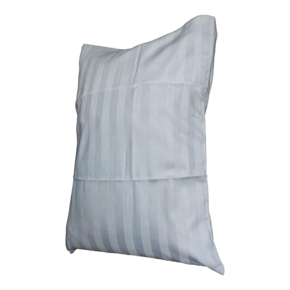 Наволочка Сатин страйп 50×70 белая Киев - изображение 3