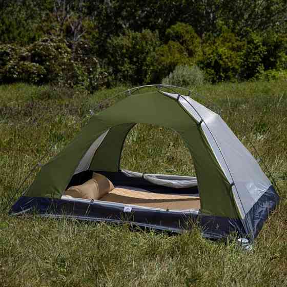 Намет двомісний Naturehike P-Series NH18Z022-P, 210T/65D, темний хакі Київ