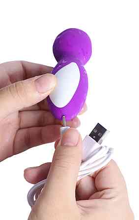 Вібромасажер Dilianni mini massager 10 режимів вібрації фіолетовий Sex Aura Київ