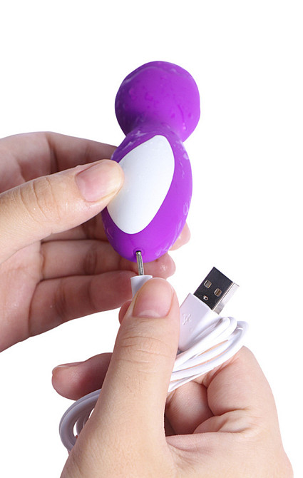 Вібромасажер Dilianni mini massager 10 режимів вібрації фіолетовий Sex Aura Київ - фото 5