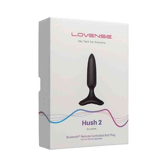 Анальная смарт-вибропробка Lovense Hush 2, размер XS Sex Aura Киев