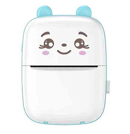 Термопринтер дитячий бездротовий Cat Ears 8499, біло-синій Винница