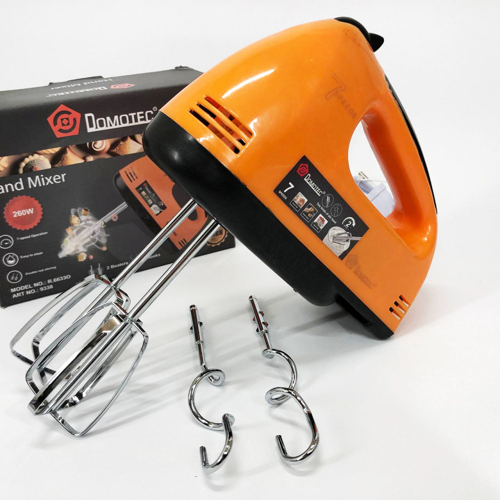 Міксер ручний потужний кухонний DOMOTEC, Міксер для збивання кремів Універсальний ручний BO-21 Львів - фото 9