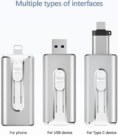 Флешка Vansuny USB-накопичувач для смартфона та ПК 256 ГБ розширення зовнішньої пам'яті USB 3.0 Дніпро - фото 1