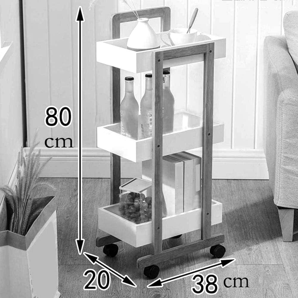 Етажерка для ванної на коліщатах "Харпер" охра-зефір Миколаїв - фото 2