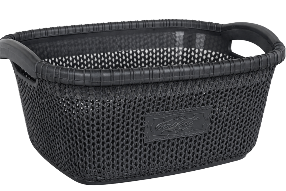 Кошик для білизни VIOLET HOUSE 1003 Віолетта ANTHRACITE 28 л (7195488) Київ - фото 1