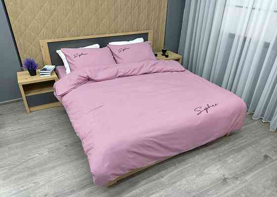 Комплект постільної білизни Сатин, Євро 200х230 Ліловий (88-150) Київ