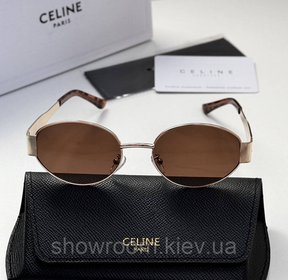 Женские солнцезащитные очки CL 13542 gold Киев - изображение 2