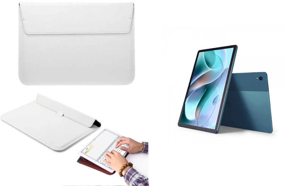 Чохол-конверт VitoCase для Motorola Moto Tab G70, з функцією підставки для планшета Білий Київ - фото 1