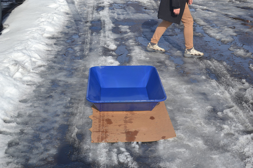 Корито для тачки Garden joys Синій 160л Металеве корито для тачки Корито для візка Будівельні корита Біла Церква - фото 9