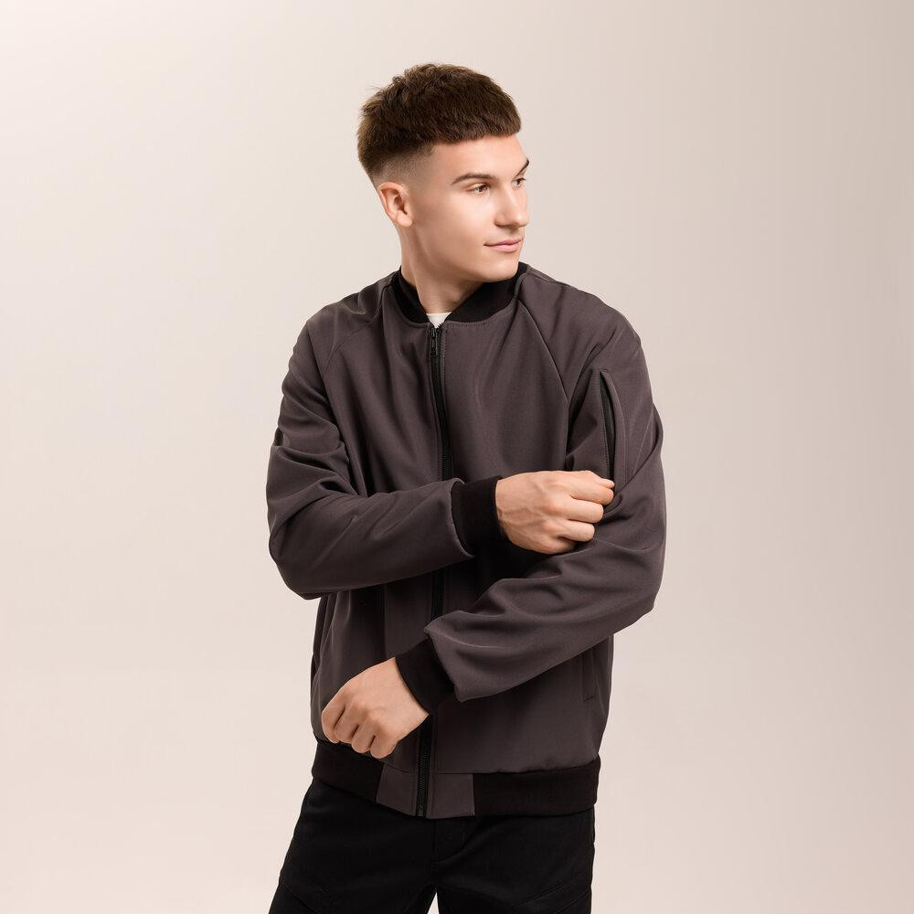 Бомбер Pobedov Thunder Темно-сірий XL OWbb3 167XLdge Київ - фото 2