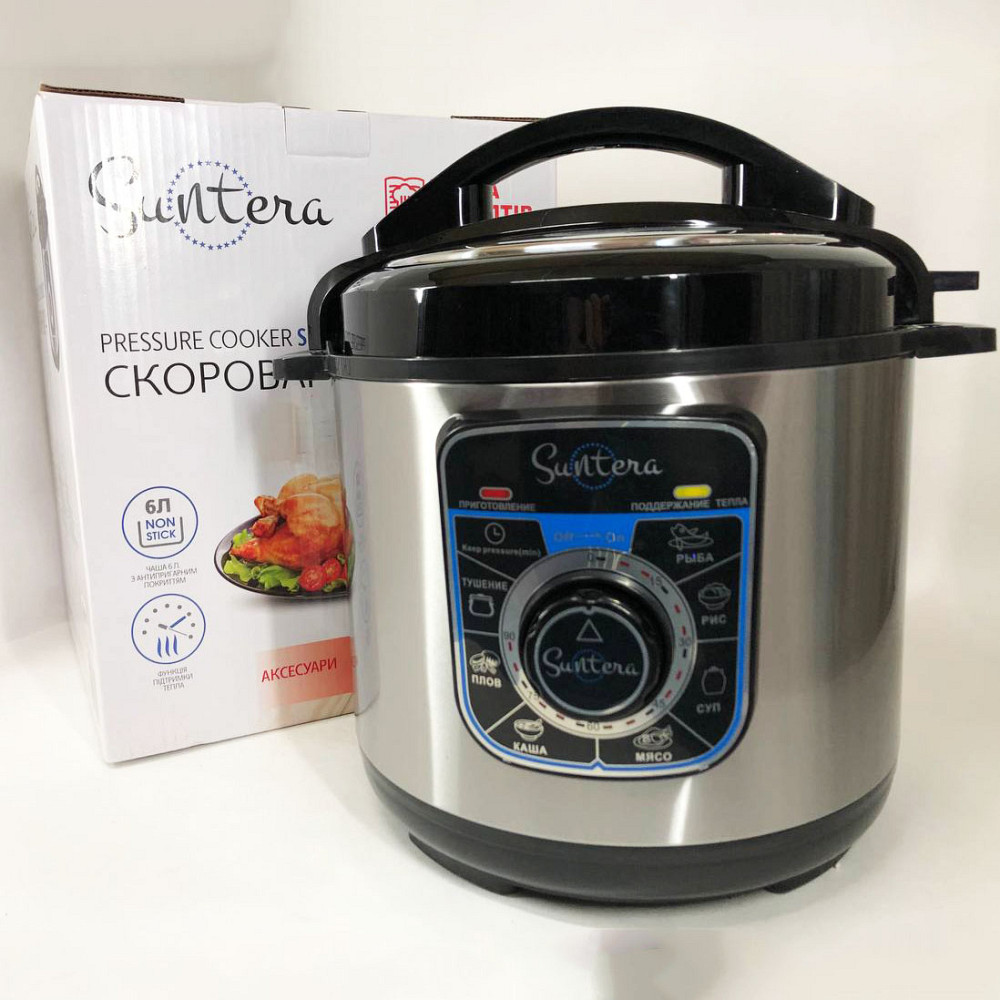 Сенсорні мультиварки рисоварки SUNTERA SPC-1100 1000 Вт, Мультиварка пароварка скороварка якісна TR-95 Івано-Франківськ - фото 7