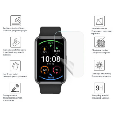 Плівка захисна Drobak Hydrogel OPPO Watch Free (2 шт) (313176) (313176) Вінниця - фото 3