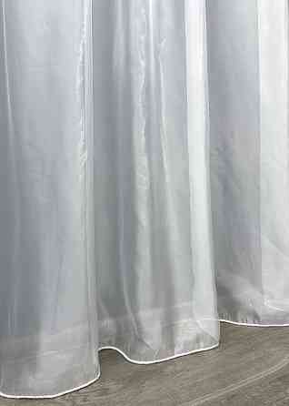 Тюль органза однотонная цвет белый 009т Киев