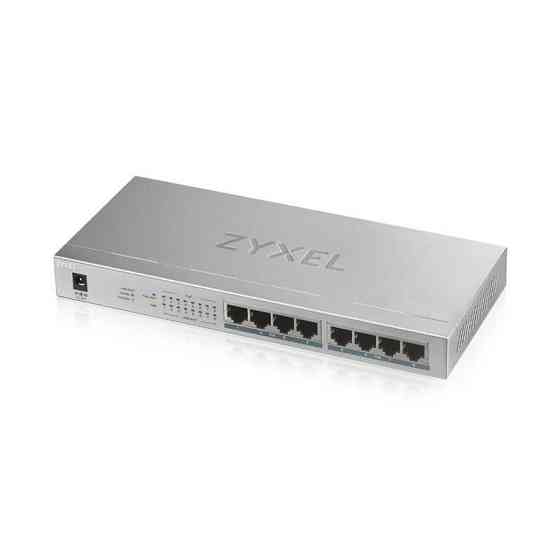 Комутатор ZYXEL GS1008HP (GS1008HP-EU0101F) (8xGE PoE+, PoE 60 W) Ні Харків