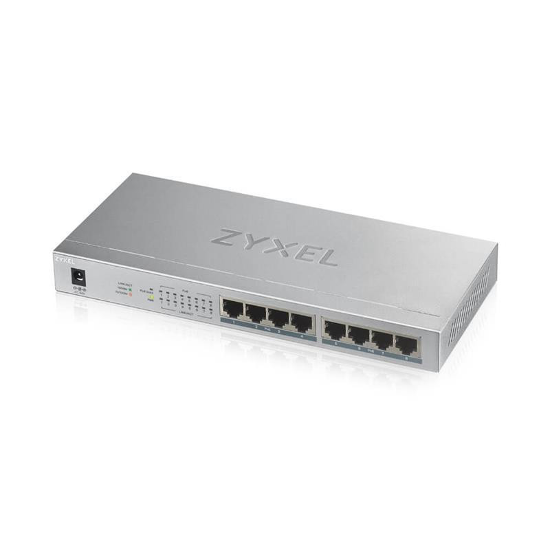 Комутатор ZYXEL GS1008HP (GS1008HP-EU0101F) (8xGE PoE+, PoE 60 W) Ні Харків - фото 2