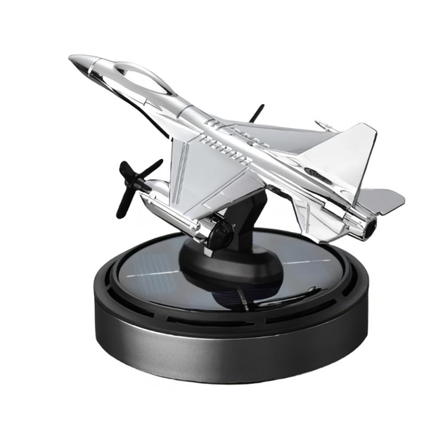 Ароматизатор для автомобиля Истребитель B2 f16 на солнечной батарее Серебристый Киев - изображение 1