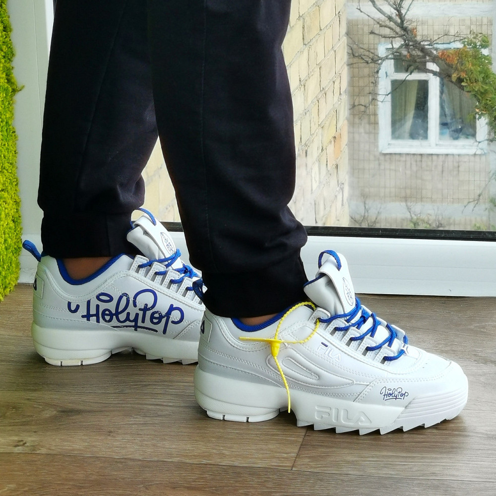 Кросівки FILA Disruptor Білі Жіночі Шкіряні Філа (розміри: 37,38,39,40,41) Відео Огляд Дніпро - фото 3