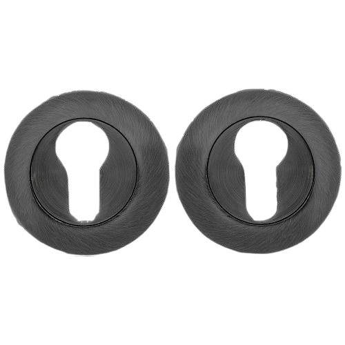 Накладка на циліндр HRoz-0701 AL Black Mat KEDR Житомир - изображение 1