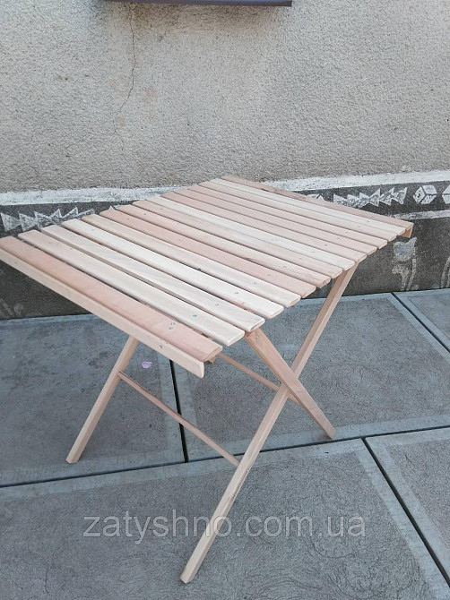 Стіл складаний буковий Київ - фото 3