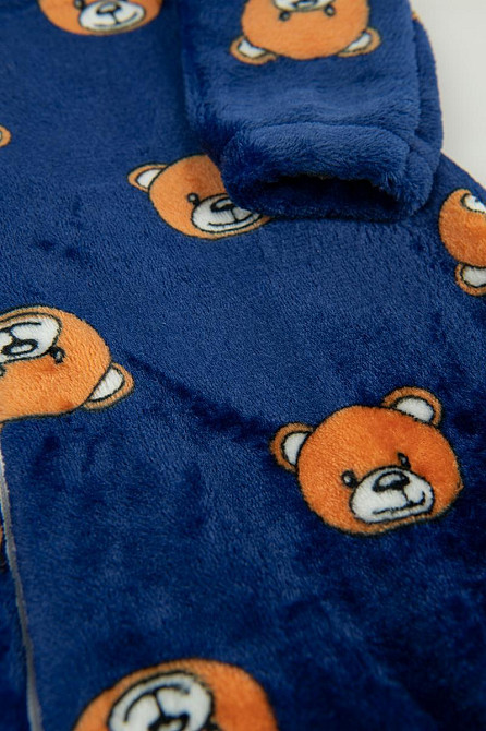 Комбінезон з вушками для малюків плюшевий (чоловічок) топ Київ - фото 3