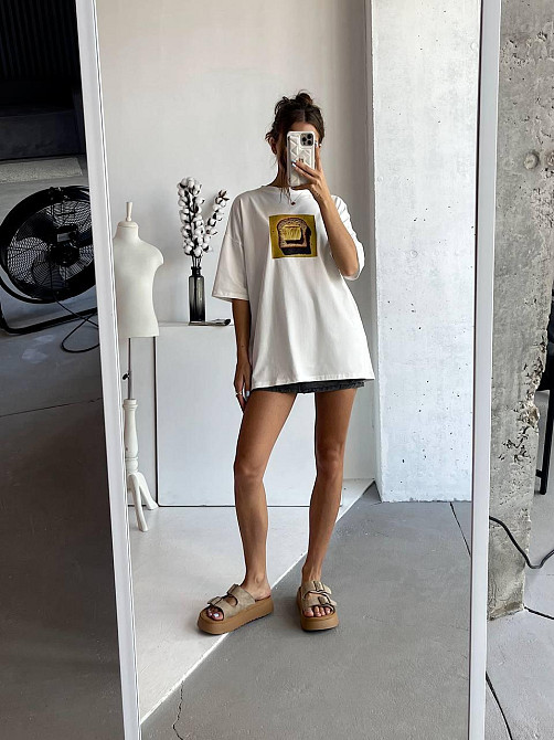 Женская базовая футболка из кулирного трикотажа хлопок Одесса - изображение 10