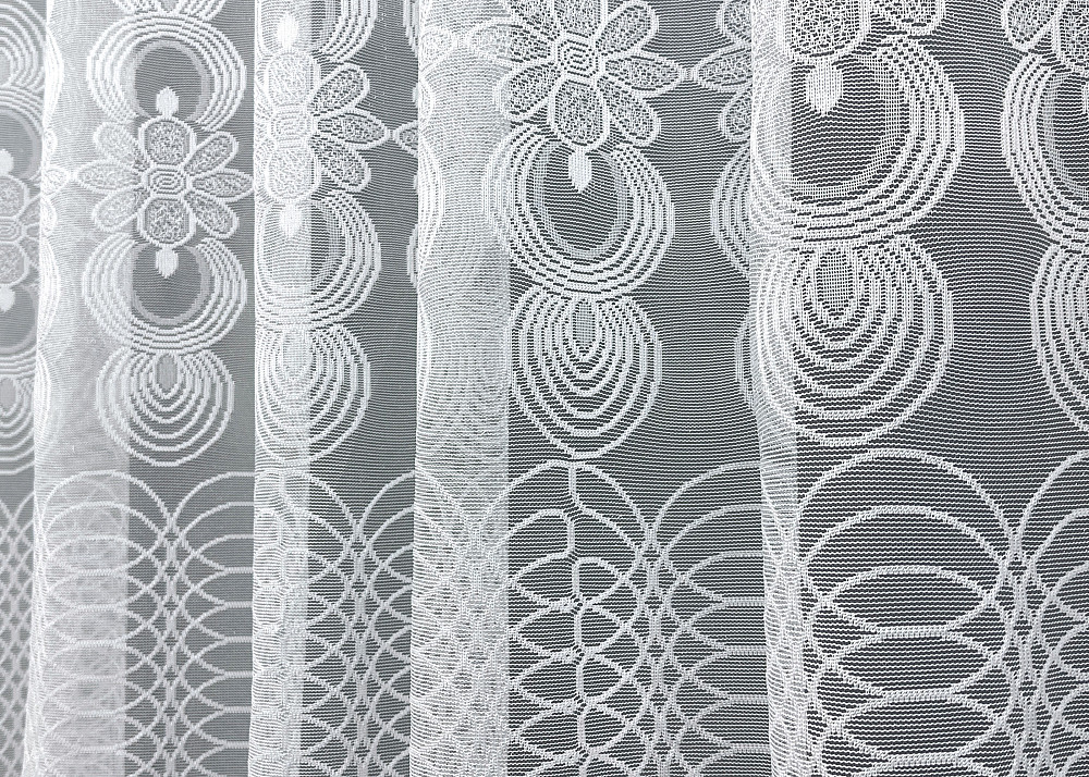 Тюль жаккард, цвет белый 1608т Киев - изображение 4