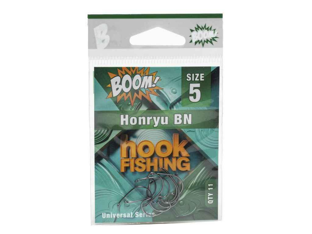 Крючок для мирной рыбы Honryu BN No5 (11 шт/уп) (BN) ТМ BOOM Киев - изображение 1