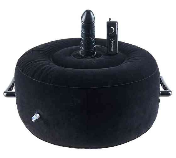 Надувная подушка с вибратором - FFS Inflatable Hot Seat Black Sex Aura Киев