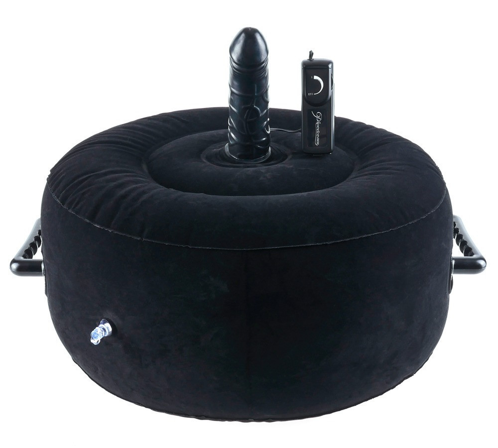 Надувная подушка с вибратором - FFS Inflatable Hot Seat Black Sex Aura Киев - изображение 2