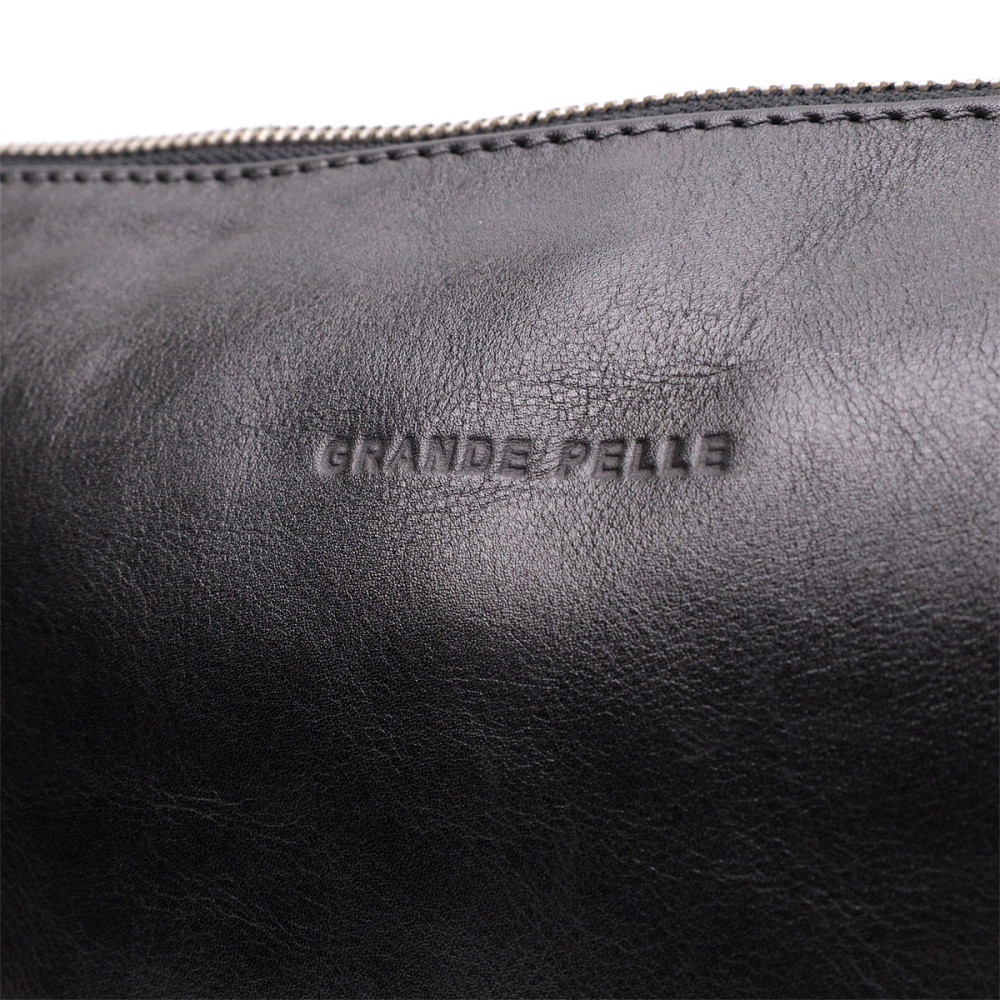 Роскошный женский клатч из натуральной кожи Черный (GRANDE PELLE) Киев - изображение 6